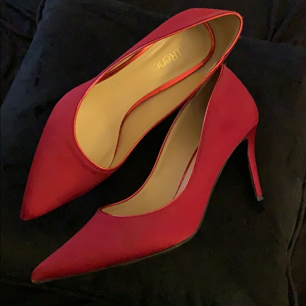 J.Renee Satin  Brandy Wine Pumps Size10